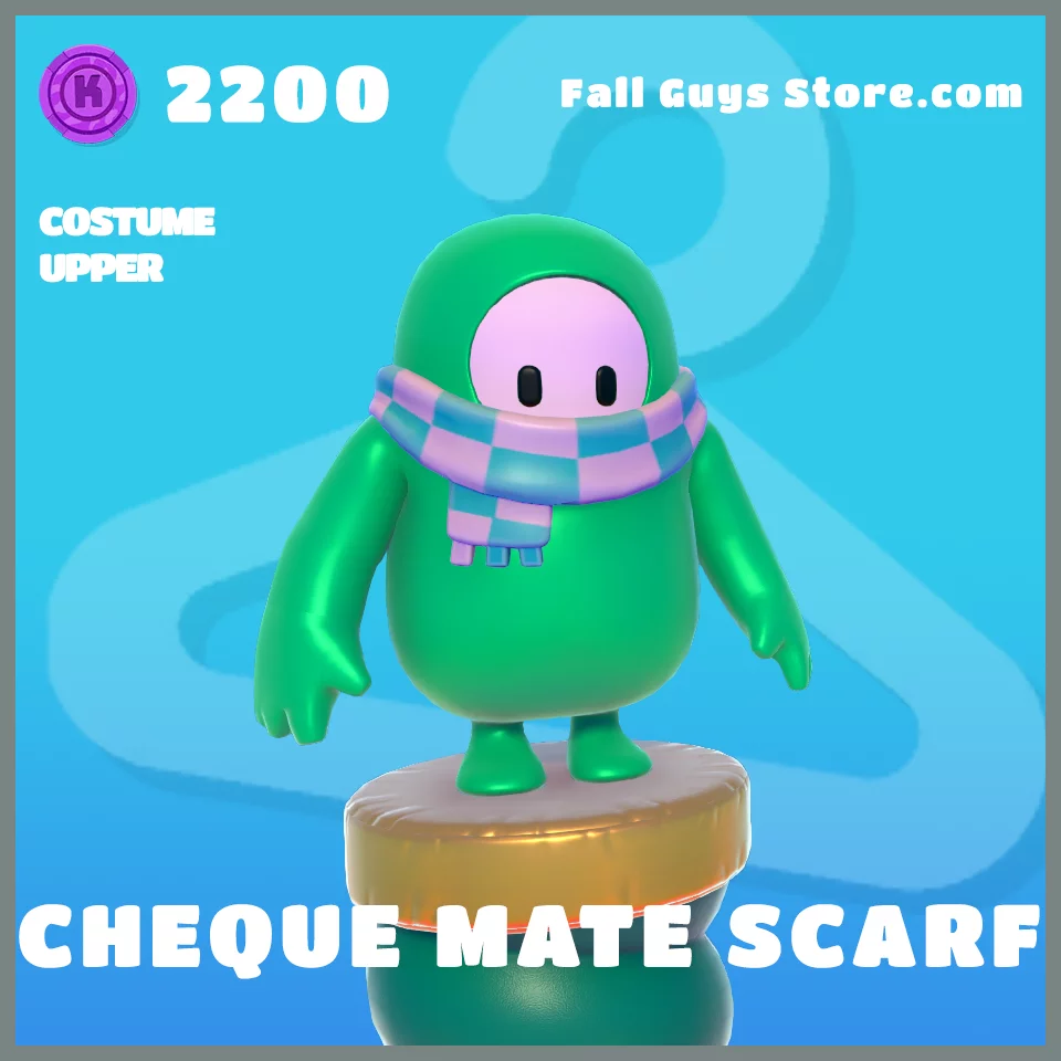 Cheque Mate Scarf - Costume Upper in Fall Guys